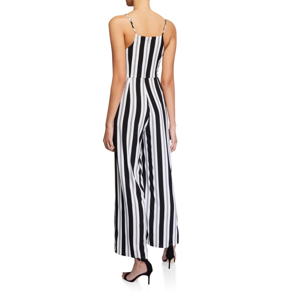 Striped Wide-Leg Jumpsuit - Picture 3 of 5